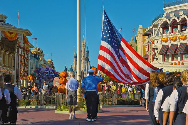 Flag Retreat