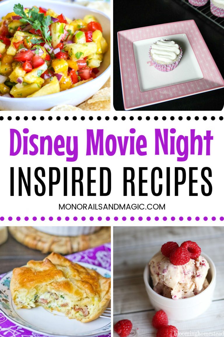 12 Movie Recipe Combos for Disney Movie Night - Monorails and Magic