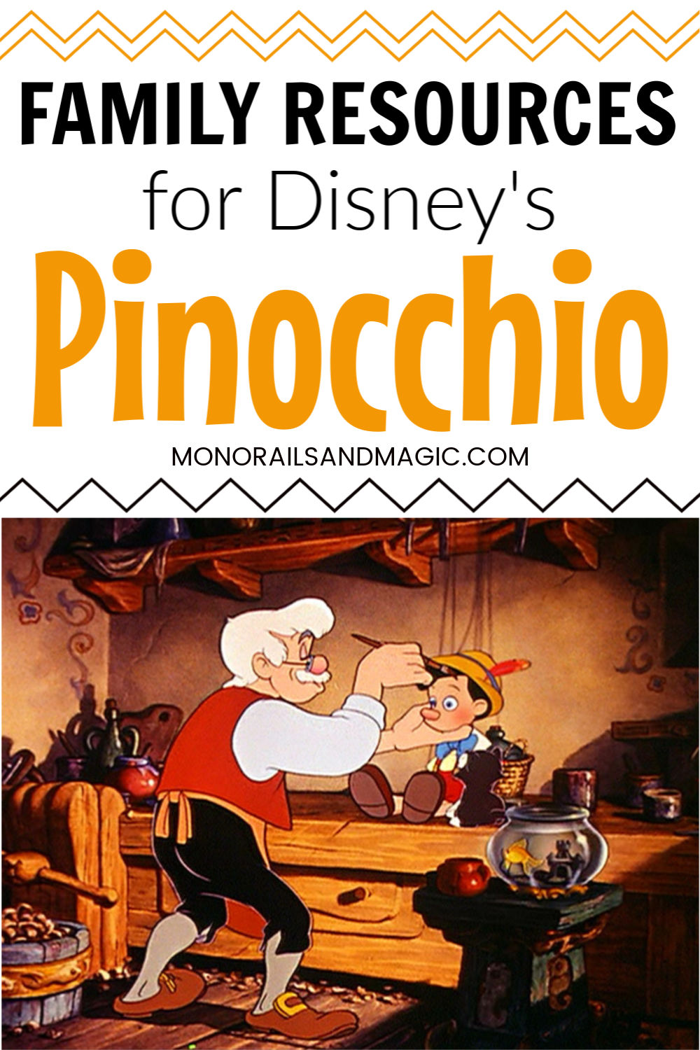 Family Resources for Disney's Pinocchio