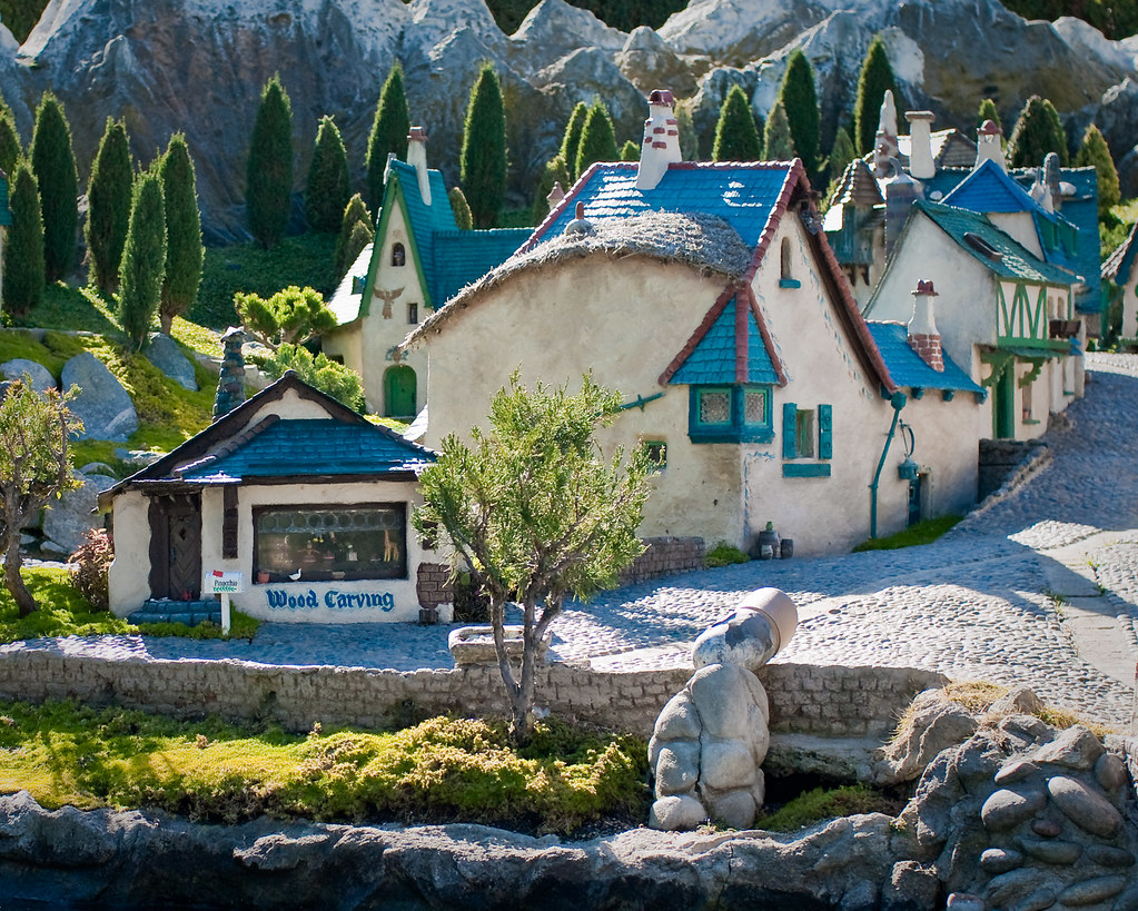 Gepetto's Wood Shop Pinocchio Storybook Land Canal Boats