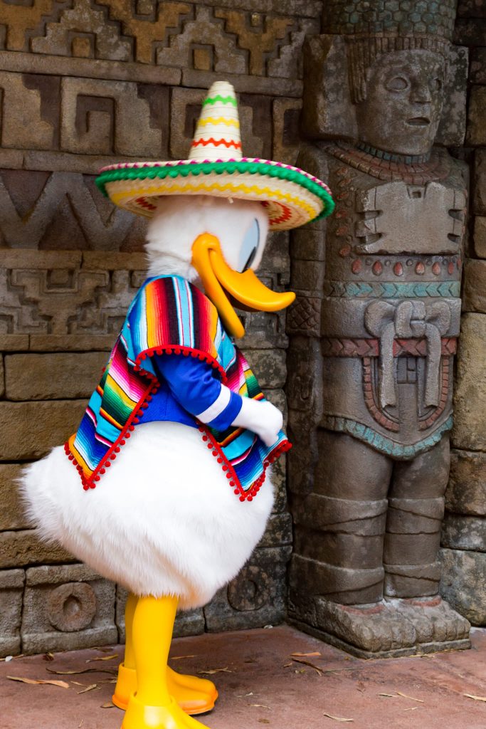 Meet Donald Duck in Mexico at Epcot