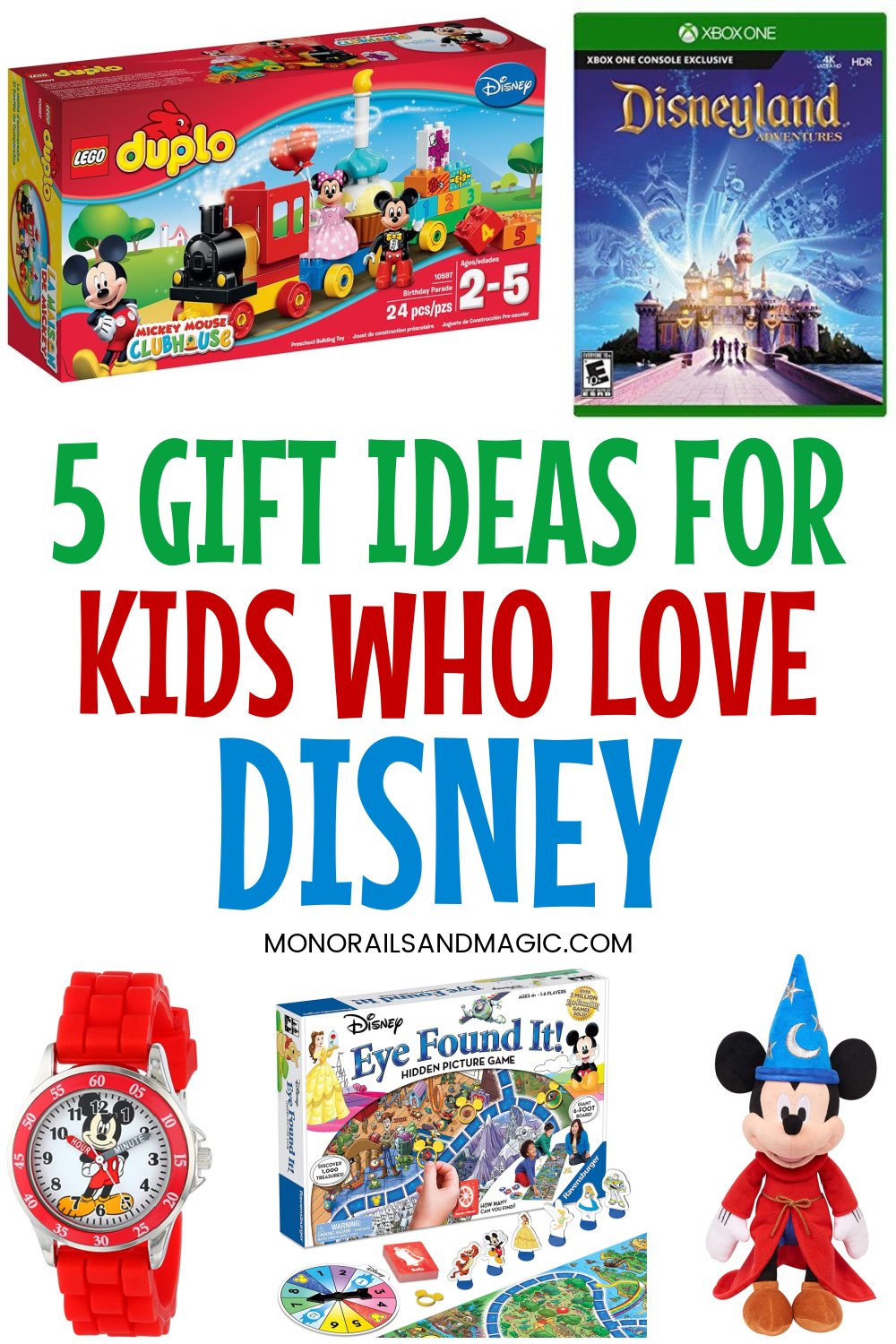 List of 5 gift ideas for kids who love Disney