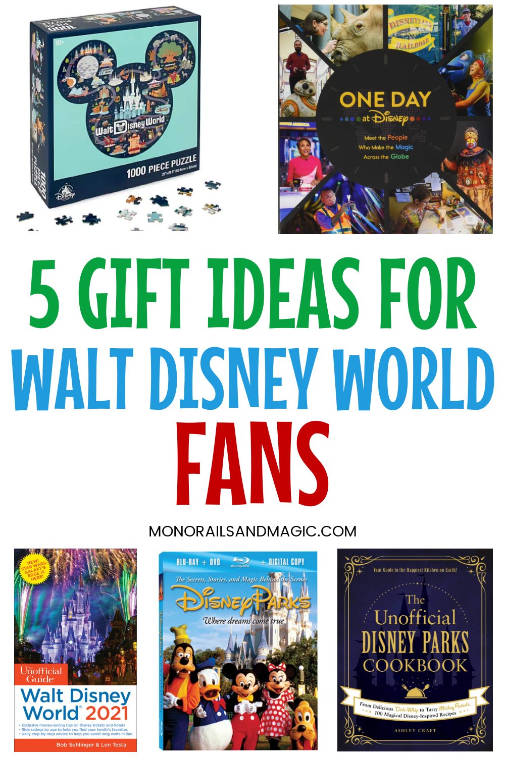 List of 5 gift ideas for Walt Disney World fans