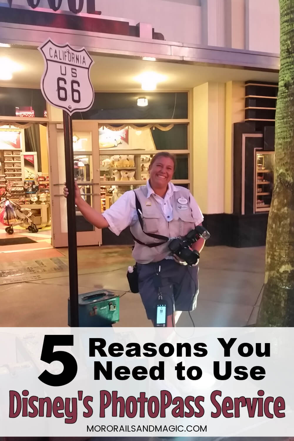 PhotoPass photographer at Disney's Hollywood Studios waits to take your photo.