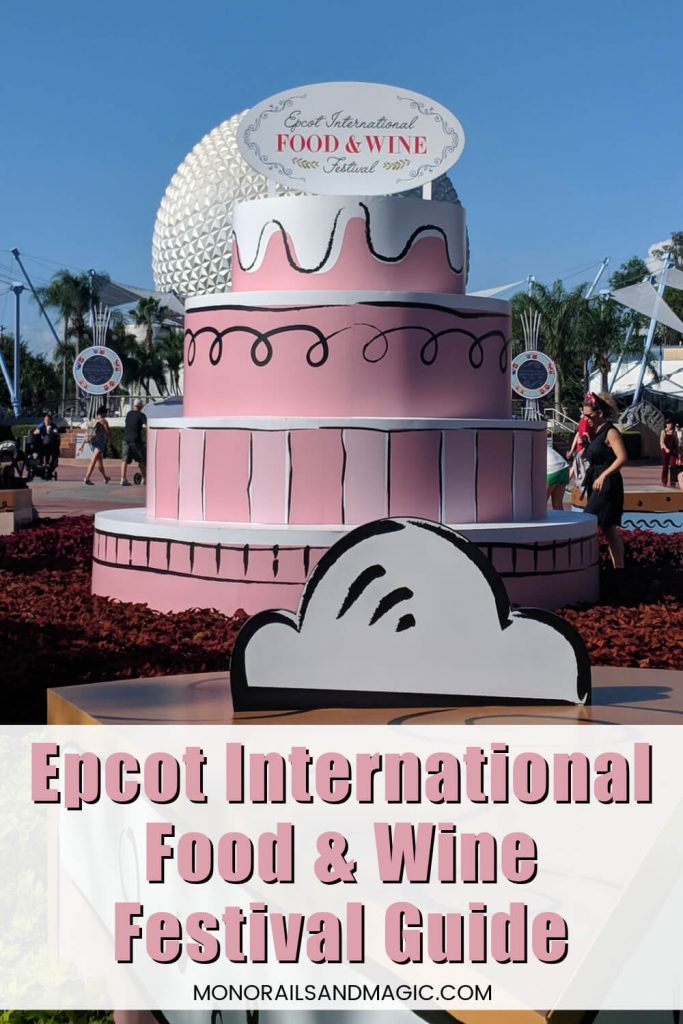 Epcot International Food and Wine Festival display