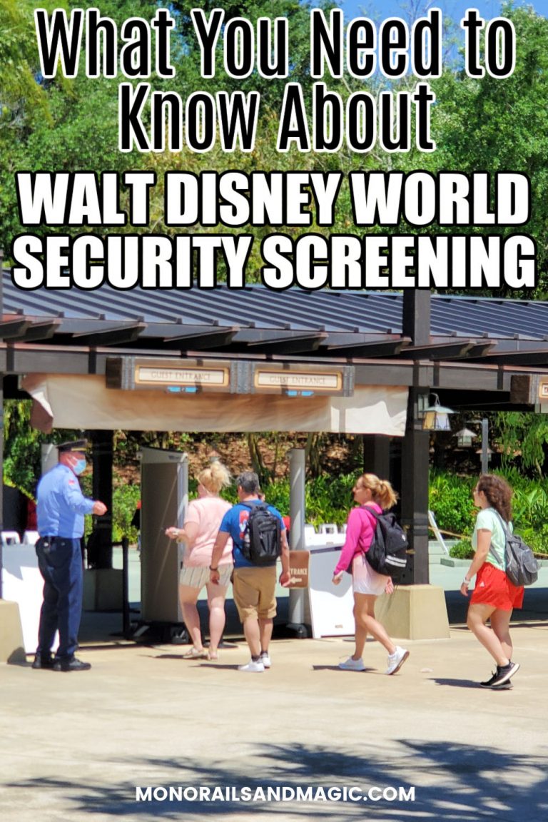 What You Need to Know About Walt Disney World Security Screening