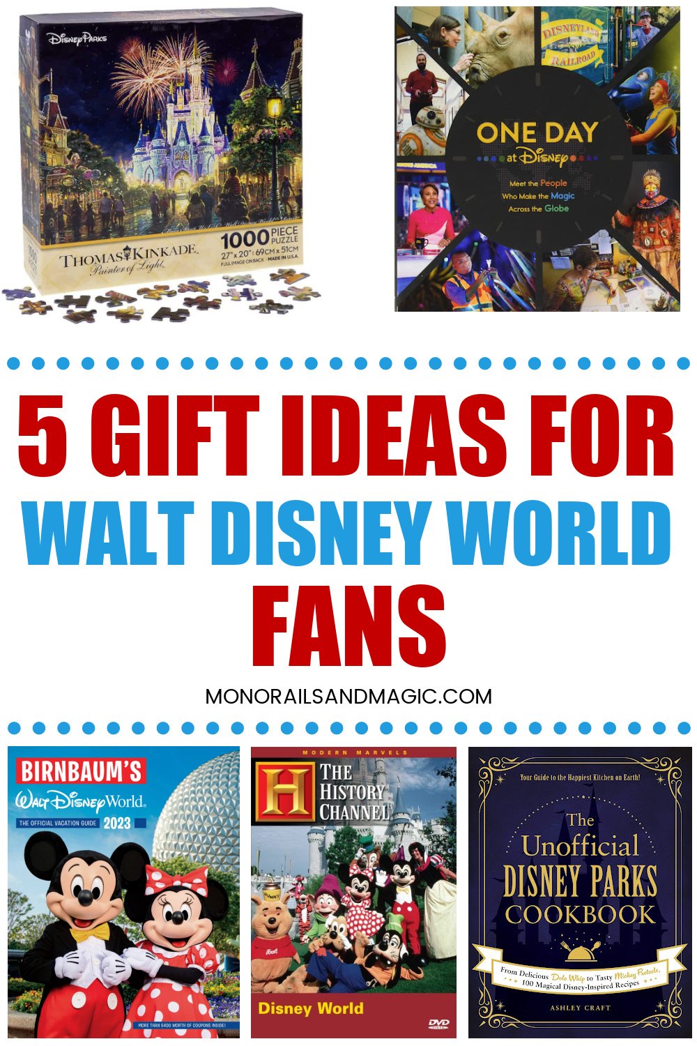 Gift ideas for Walt Disney World fans.