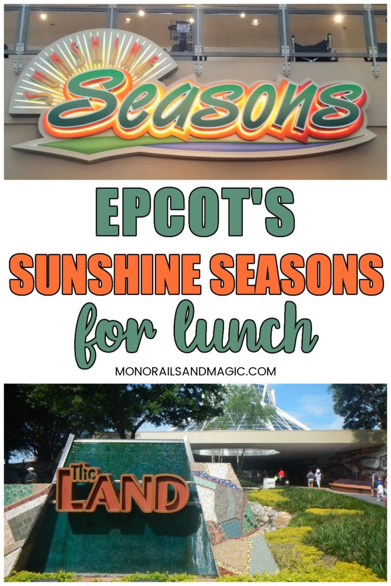 Epcot’s Sunshine Seasons for Lunch