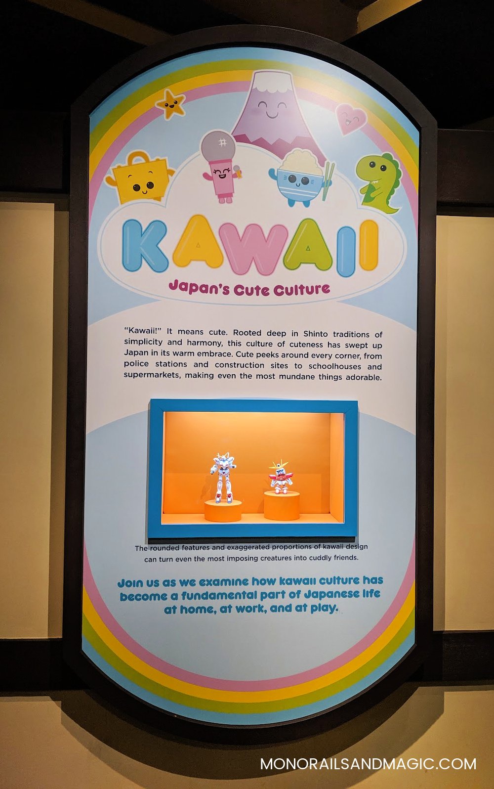 Kawaii exhibit at the Japan Pavilion in Epcot.