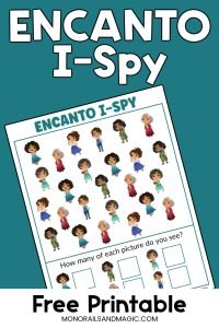 Encanto I-Spy Free Printable Activity