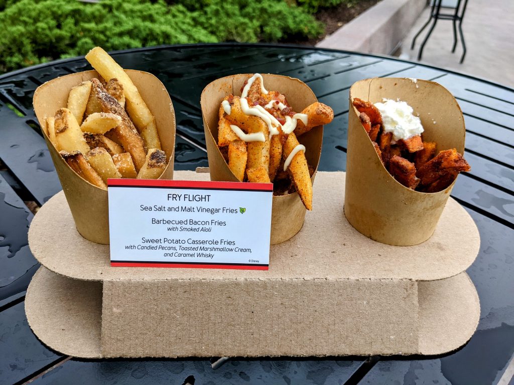 Fry Flight from Epcot Food and Wine Festival.