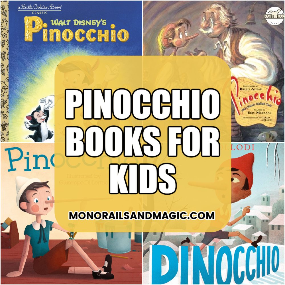 List of Pinocchio books for kids.