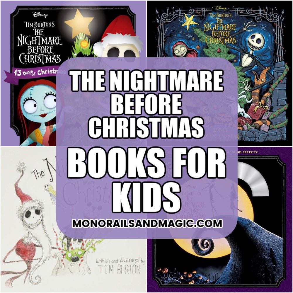 List of Nightmare Before Christmas books for kids of all ages.