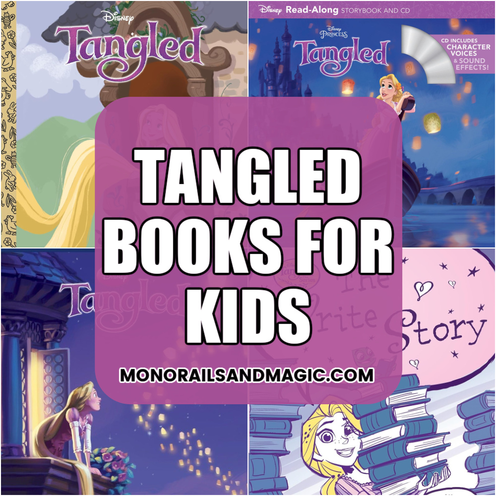 A list of Tangled books for kids.