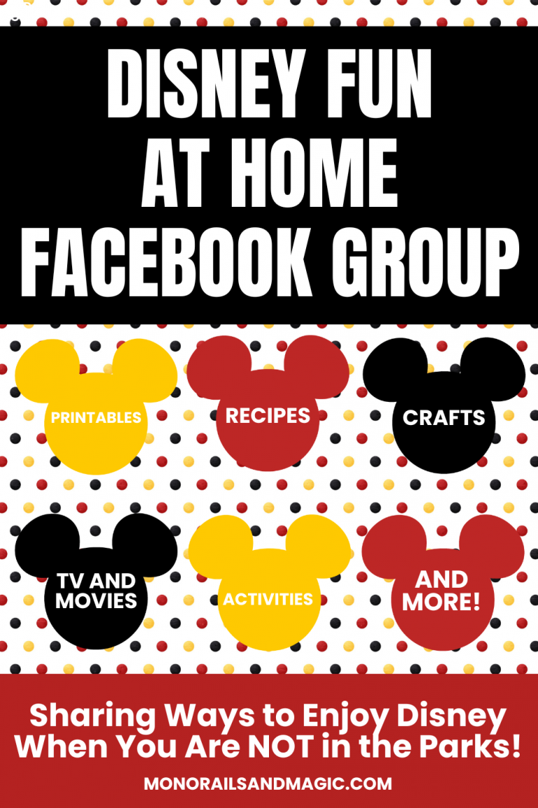 A Facebook group for discussing all things Disney at home.